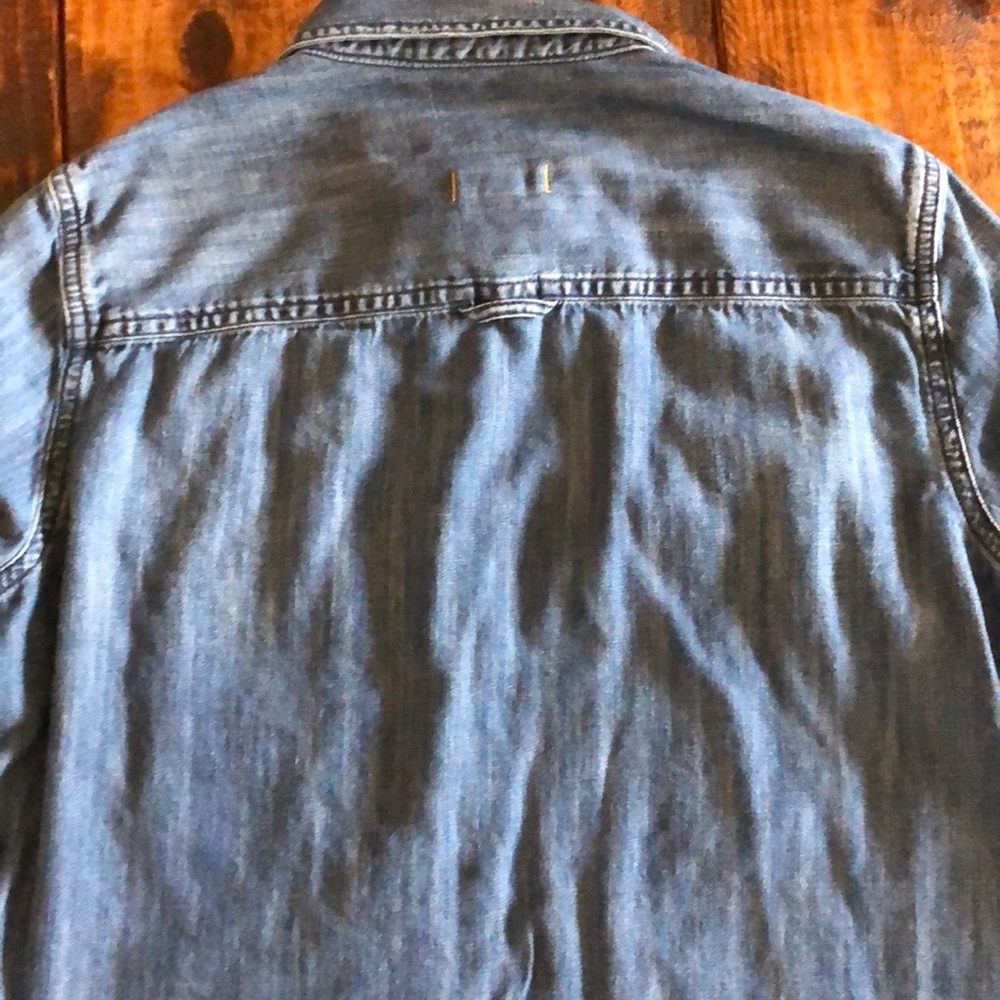 Denim Button Down Blouse- Madewell - image 3